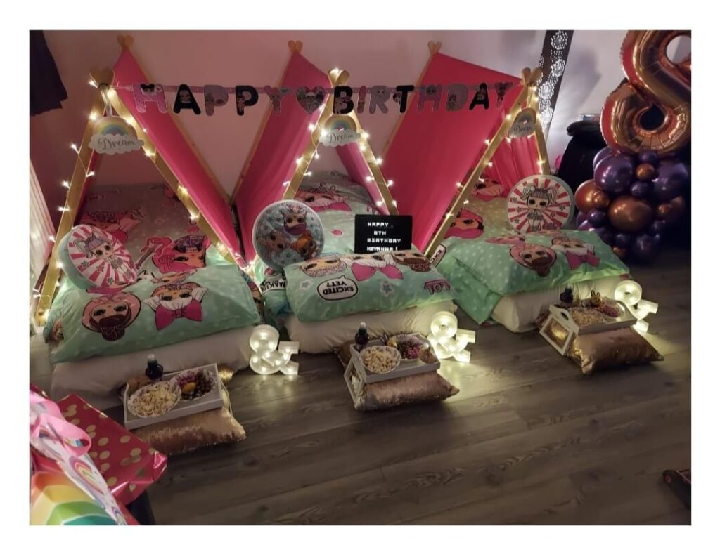 lol teepee sleepover